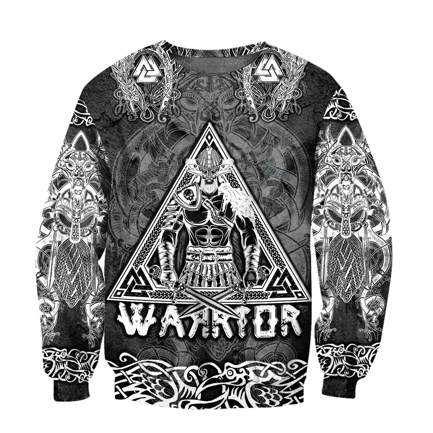 Viking Warriors tattoos 3D all over printed for man and women-Apparel-PL8386-Sweatshirt-S-Vibe Cosy™