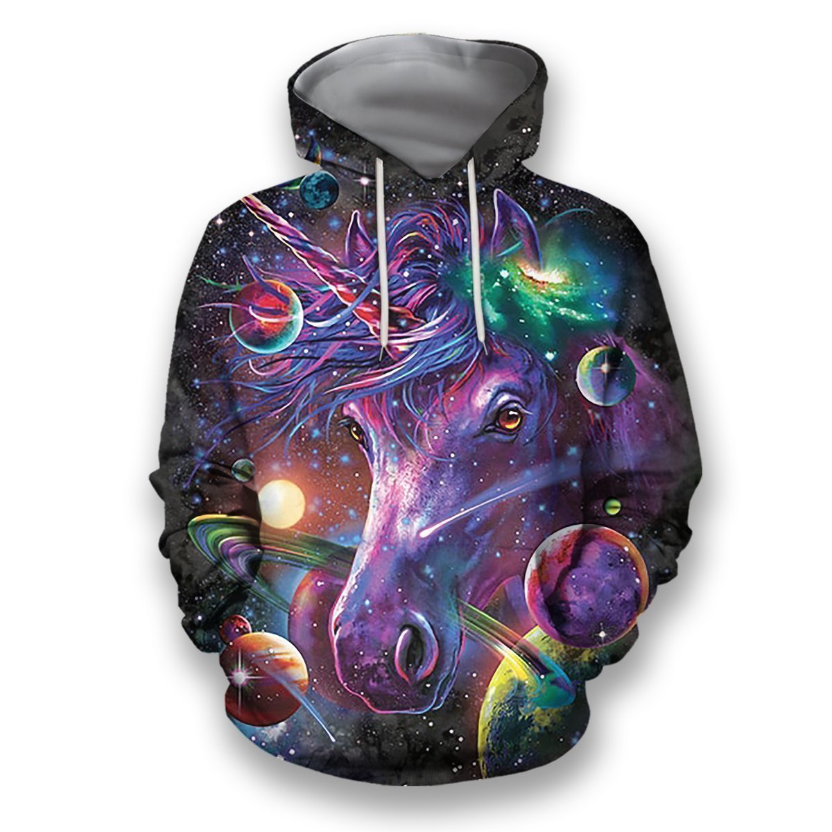3D all over print galaxy unicorn-Apparel-HbArts-Hoodie-S-Vibe Cosy™