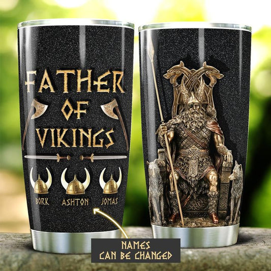 Customized Name Viking Steel Tumbler