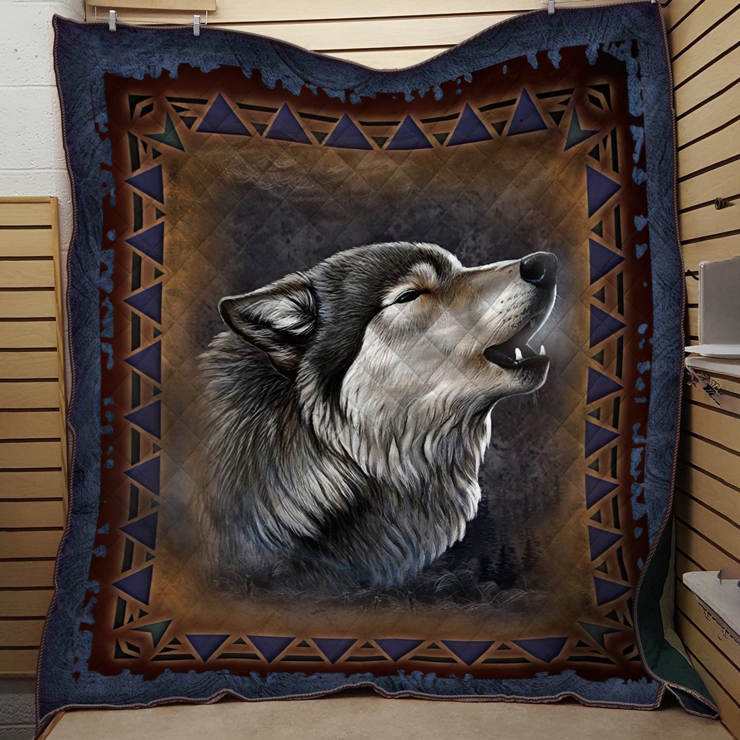 Wolf 3D All Over Printed Blanket
