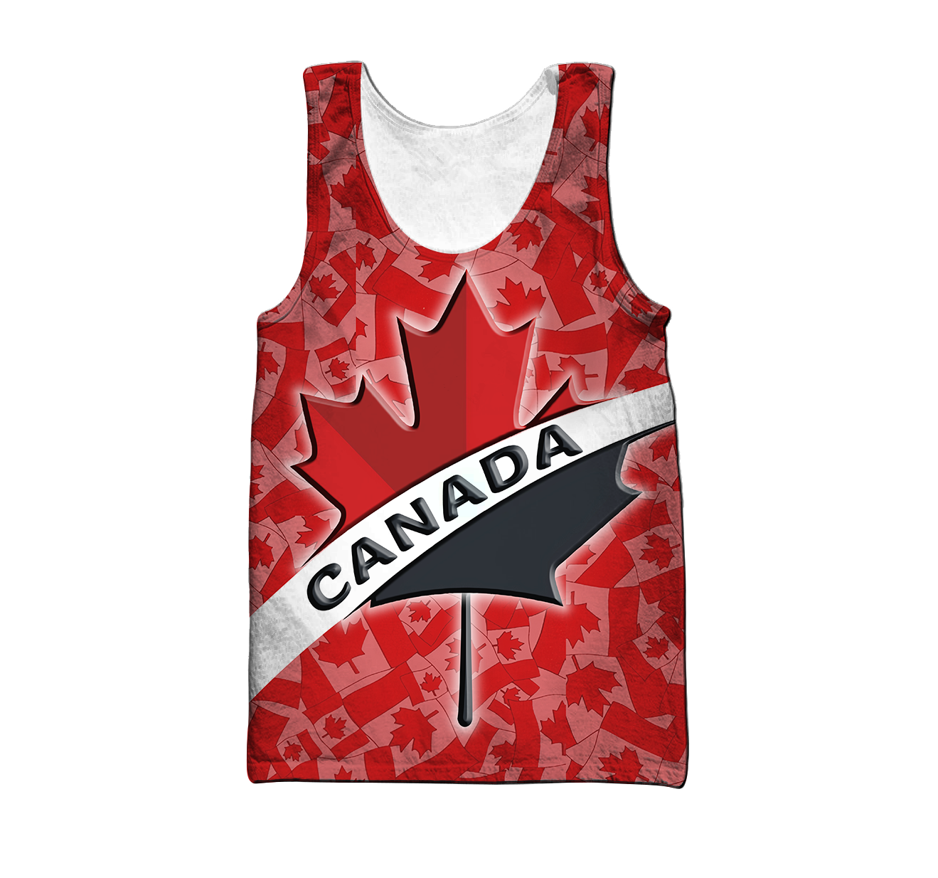 Canada All Over Print 3d all over printed maple leaf spider HHT10072015-Apparel-PL8386-Tank Top-S-Vibe Cosy™