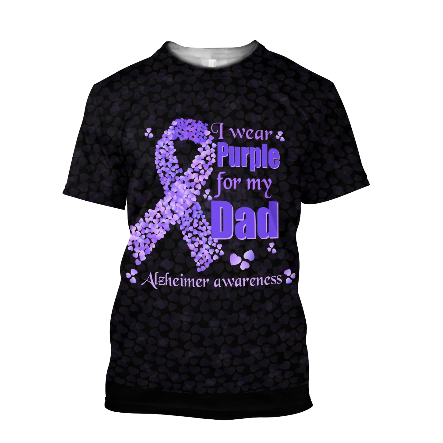 Dad Alzheimer Awareness 3D All Over Printed Shirts For Men and Women HHT06082001