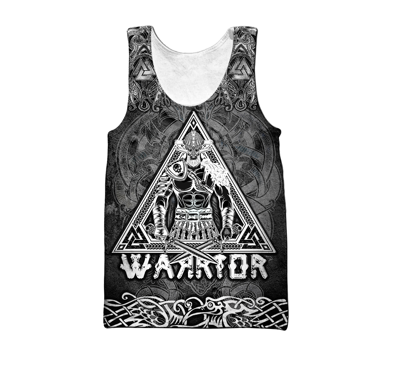 Viking Warriors tattoos 3D all over printed for man and women-Apparel-PL8386-Tank Top-S-Vibe Cosy™