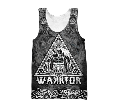 Viking Warriors tattoos 3D all over printed for man and women-Apparel-PL8386-Tank Top-S-Vibe Cosy™