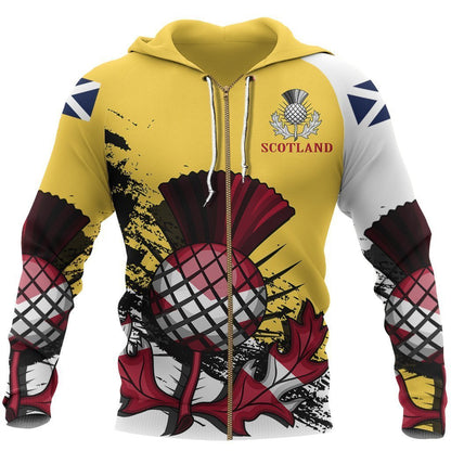 Scotland Pullover Hoodie Special Yellow Version HD1200C-Apparel-HD09-Zip Hoodie-S-Vibe Cosy™