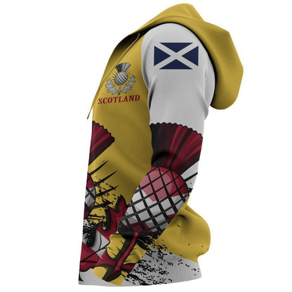 Scotland Pullover Hoodie Special Yellow Version HD1200C-Apparel-HD09-Zip Hoodie-S-Vibe Cosy™
