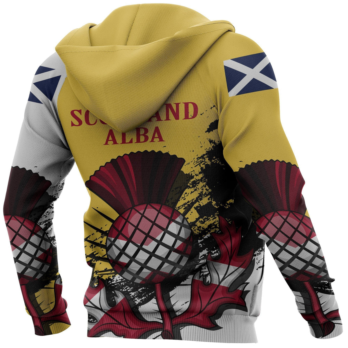 Scotland Pullover Hoodie Special Yellow Version HD1200C-Apparel-HD09-Zip Hoodie-S-Vibe Cosy™