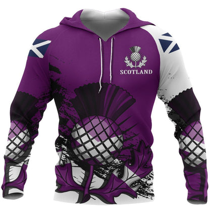 Scotland Pullover Hoodie Violet Version-Apparel-HD09-Hoodie-S-Vibe Cosy™