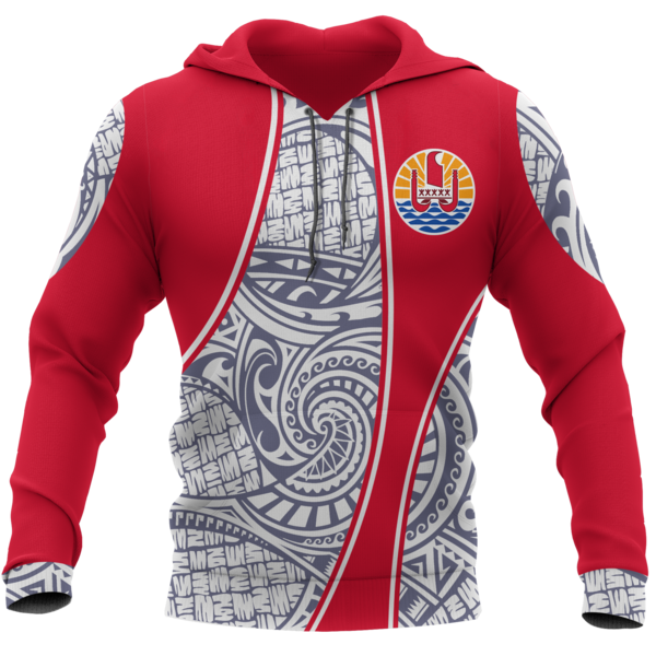 French Polynesia Hoodie Gash Style BN10-Apparel-Khanh Arts-Hoodie-S-Vibe Cosy™