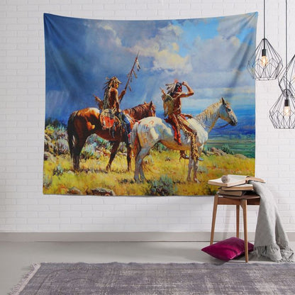 Native American 3D All Over Printed Tapestry
