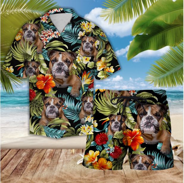 Awesome Bulldogs Combo Hawaii AM072035 - LAM-Apparel-LAM-Hawaii Shirt-S-Vibe Cosy™