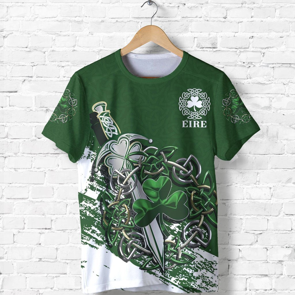 Ireland - Celtic Shamrock & Sword Pullover Hoodie PL-Apparel-PL8386-T-Shirt-S-Vibe Cosy™