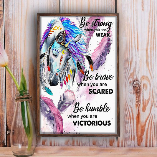 Native American 3D All Over Printed Canvas Poster