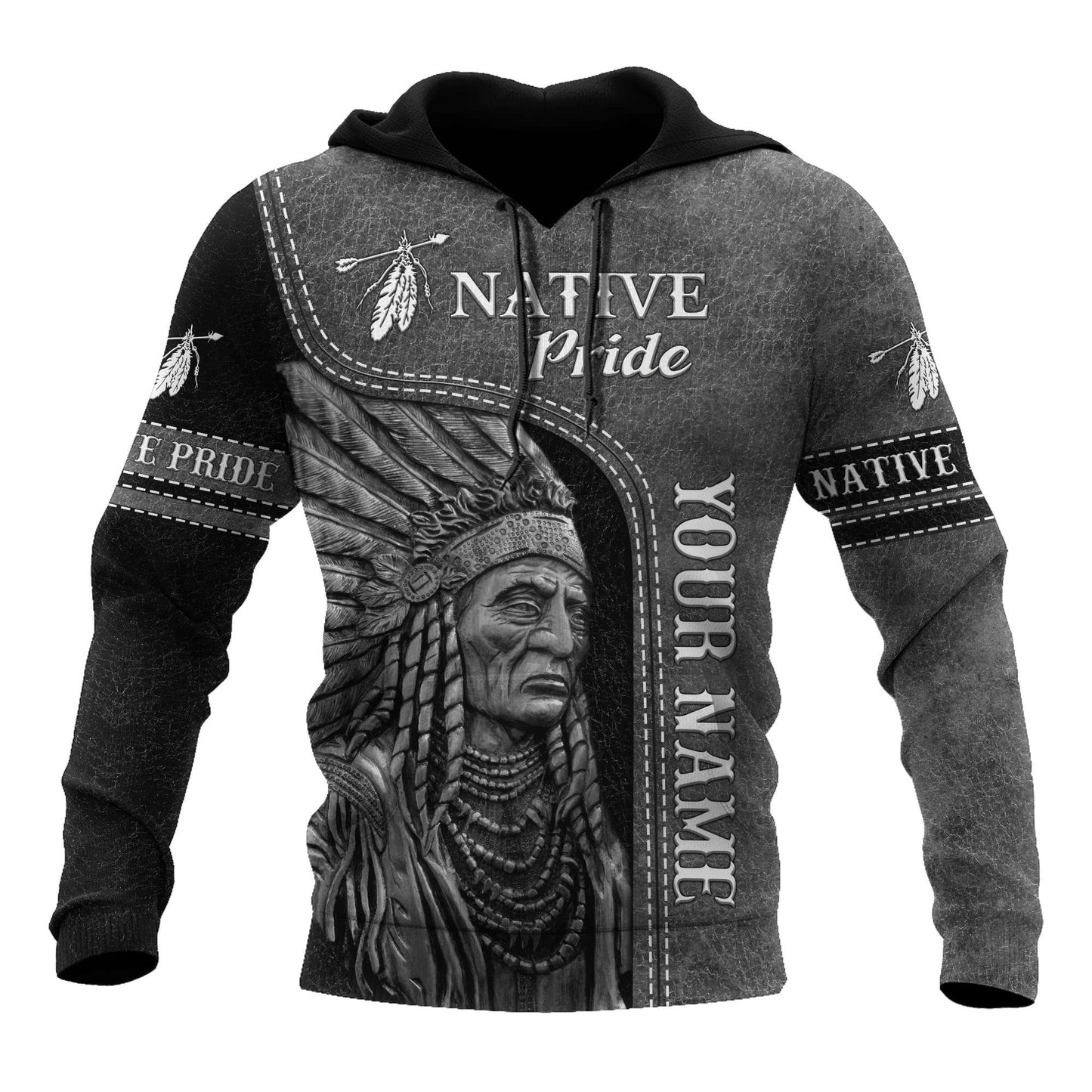 Customize Name Native American 3D All Over Printed Unisex Shirts