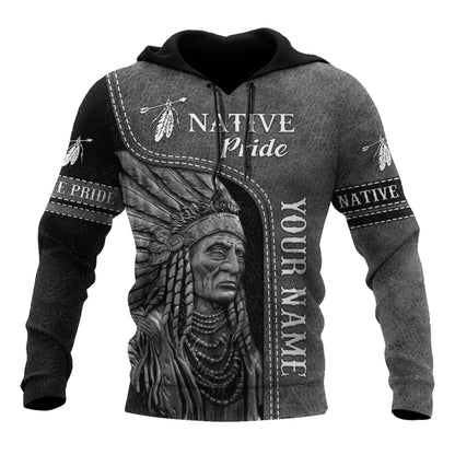 Customize Name Native American 3D All Over Printed Unisex Shirts