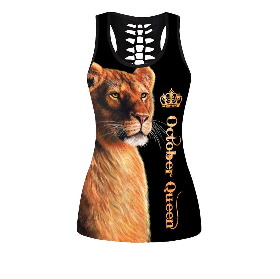 October Lion Queen 3D All Over Printed Shirt for Women