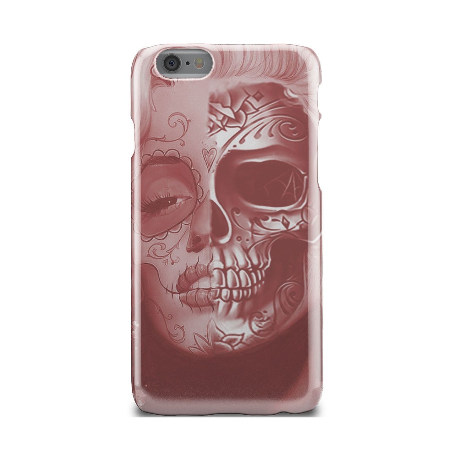 Beautiful Skull Face phone case-Phone Case-wc-fulfillment-iPhone 6S-Vibe Cosy™