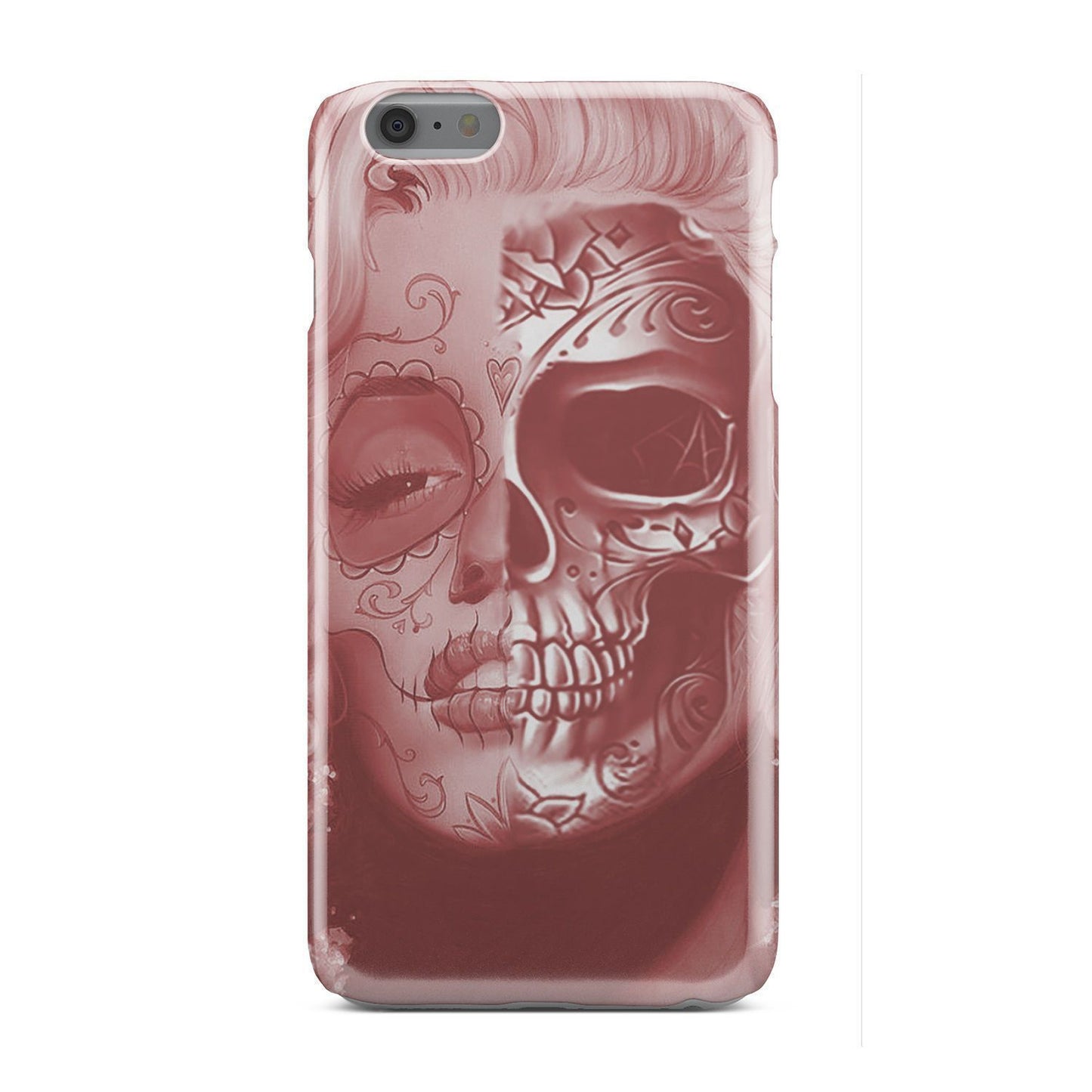 Beautiful Skull Face phone case-Phone Case-wc-fulfillment-iPhone 6S Plus-Vibe Cosy™