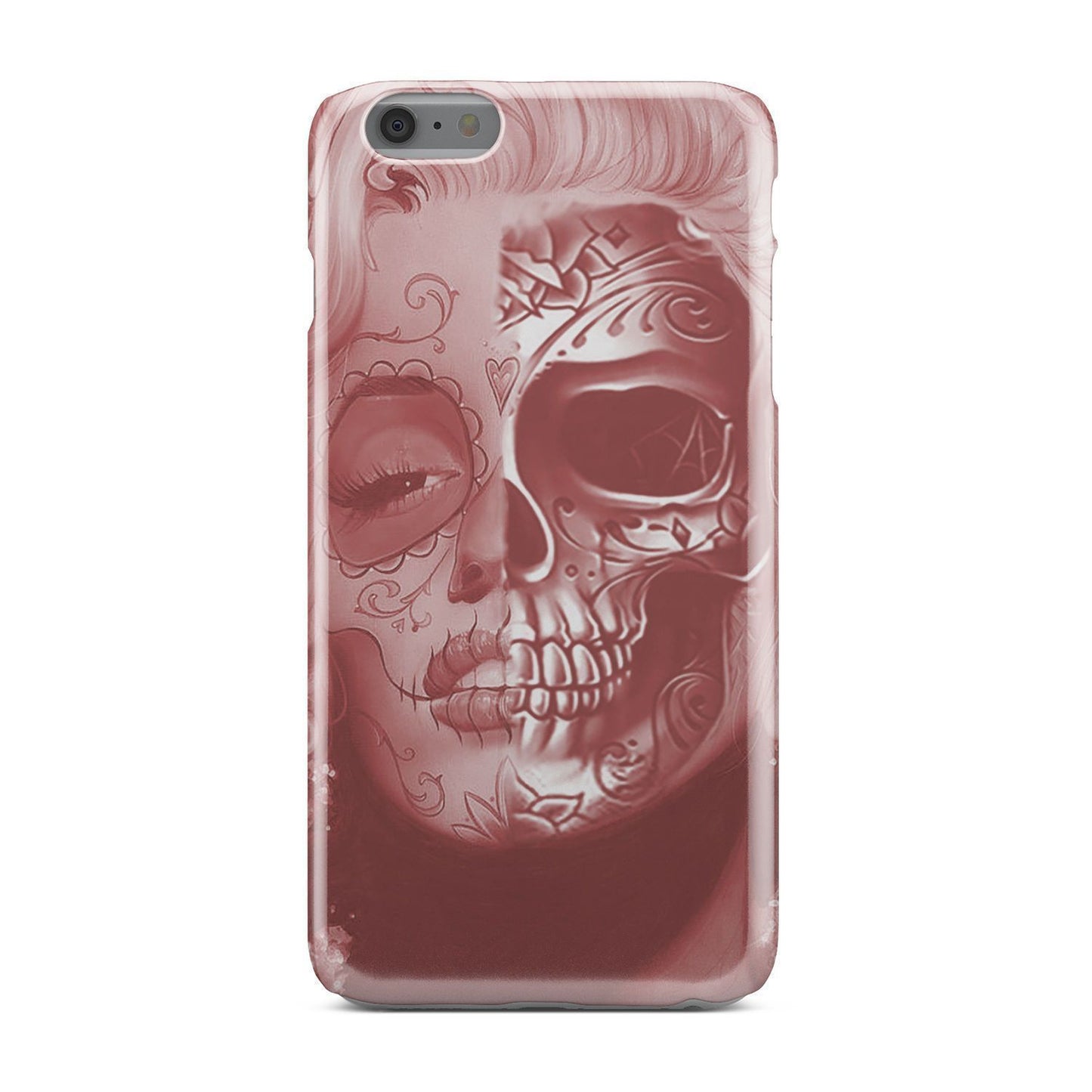 Beautiful Skull Face phone case-Phone Case-wc-fulfillment-iPhone 6 Plus-Vibe Cosy™
