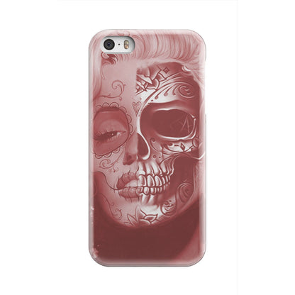 Beautiful Skull Face phone case-Phone Case-wc-fulfillment-iPhone 5S-Vibe Cosy™