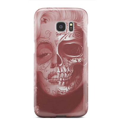 Beautiful Skull Face phone case-Phone Case-wc-fulfillment-Galaxy S7 Edge-Vibe Cosy™