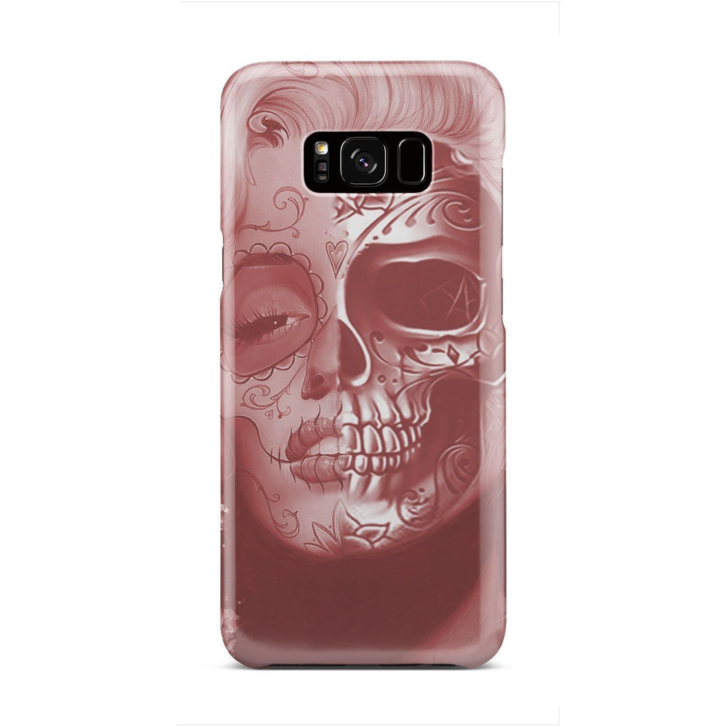Beautiful Skull Face phone case-Phone Case-wc-fulfillment-Galaxy S8 Plus-Vibe Cosy™