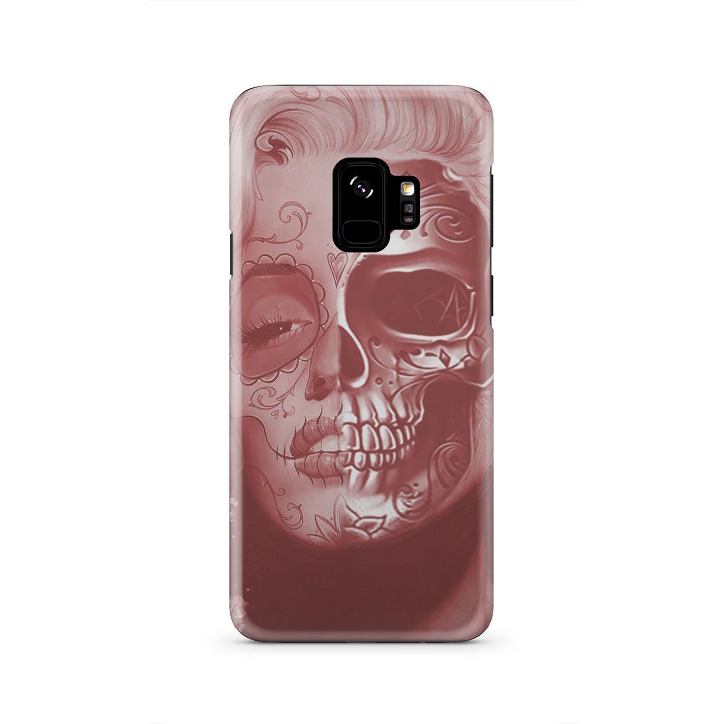 Beautiful Skull Face phone case-Phone Case-wc-fulfillment-Galaxy S9-Vibe Cosy™