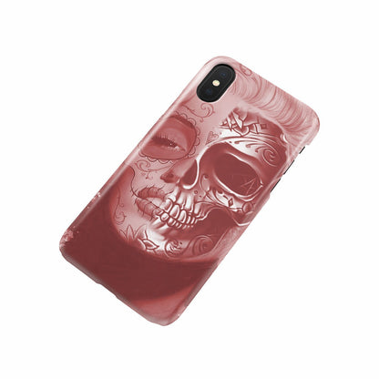 Beautiful Skull Face phone case-Phone Case-wc-fulfillment-iPhone X-Vibe Cosy™