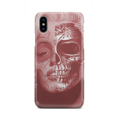 Beautiful Skull Face phone case-Phone Case-wc-fulfillment-iPhone X-Vibe Cosy™