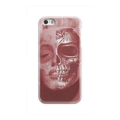 Beautiful Skull Face phone case-Phone Case-wc-fulfillment-iPhone SE-Vibe Cosy™