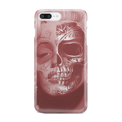 Beautiful Skull Face phone case-Phone Case-wc-fulfillment-iPhone 8 Plus-Vibe Cosy™