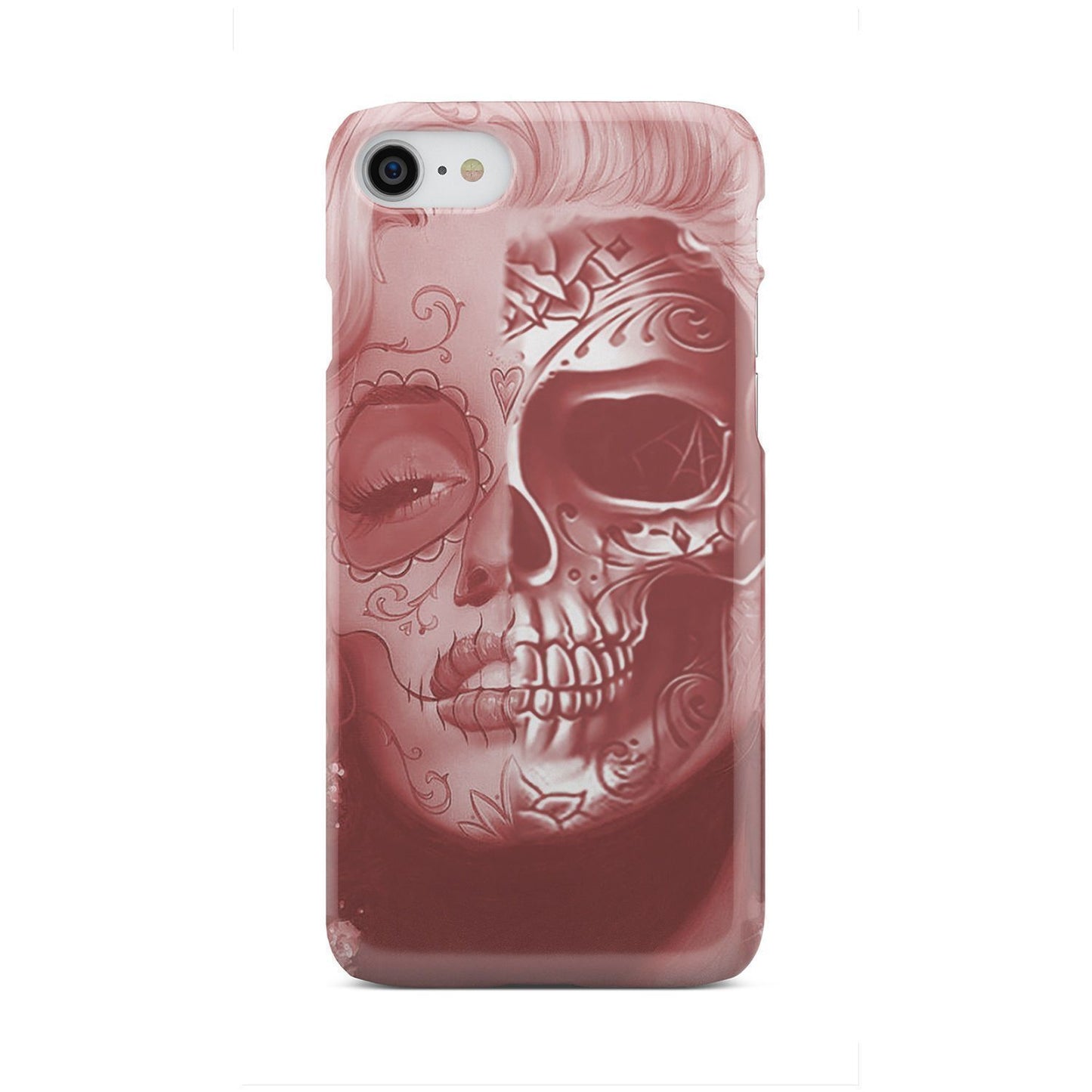 Beautiful Skull Face phone case-Phone Case-wc-fulfillment-iPhone 7-Vibe Cosy™