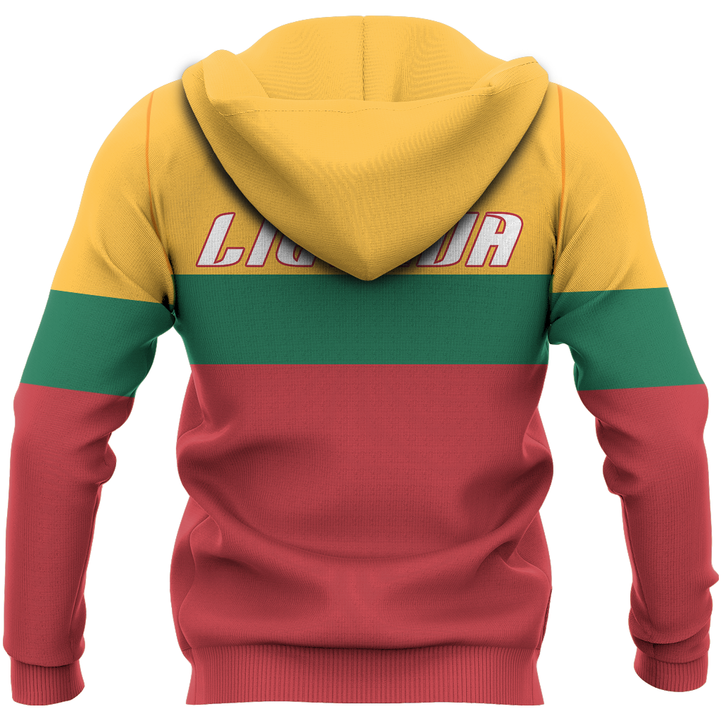 Lithuania - Lietuva Superhero Hoodie-Apparel-Phaethon-Hoodie-S-Vibe Cosy™
