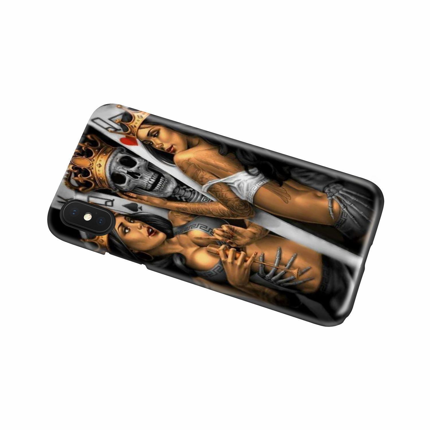 Skull phone case-Phone Case-wc-fulfillment-iPhone X-Vibe Cosy™