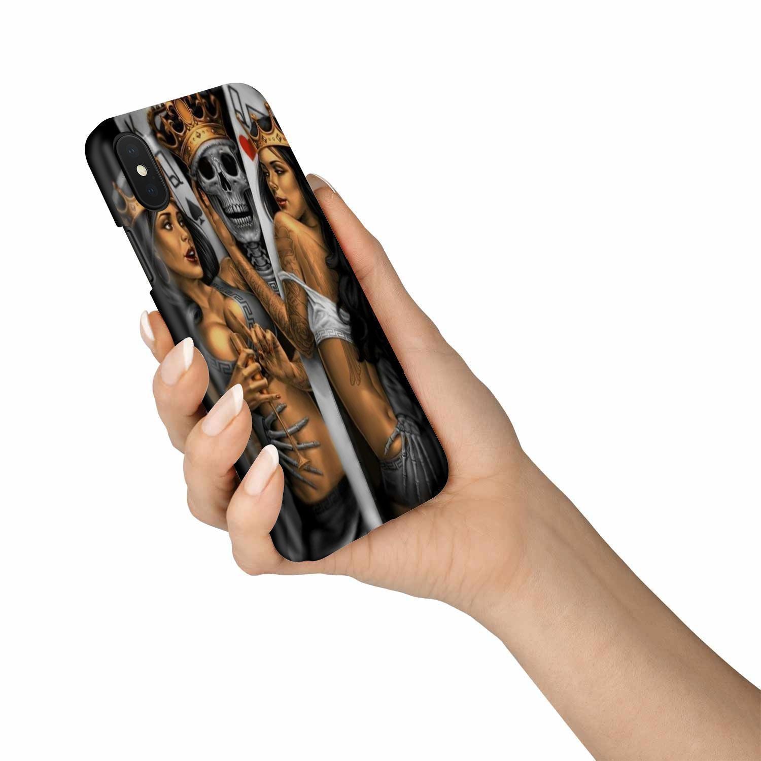 Skull phone case-Phone Case-wc-fulfillment-iPhone X-Vibe Cosy™