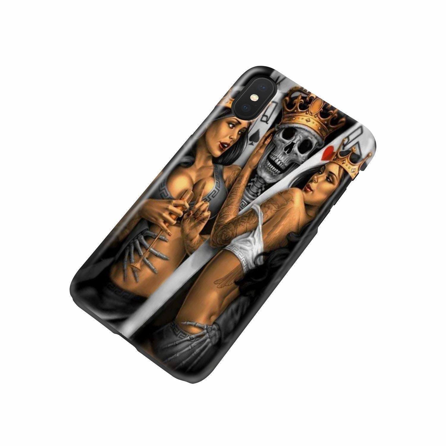Skull phone case-Phone Case-wc-fulfillment-iPhone X-Vibe Cosy™