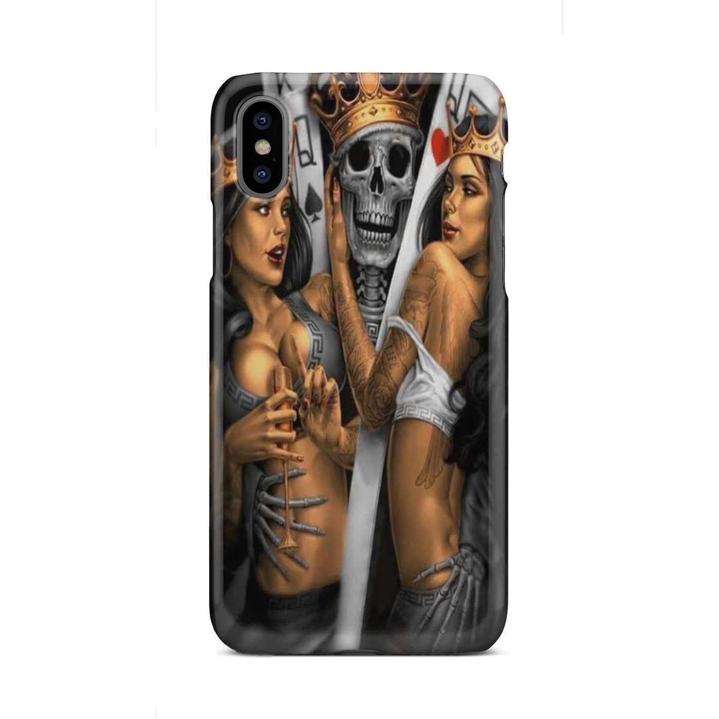 Skull phone case-Phone Case-wc-fulfillment-iPhone X-Vibe Cosy™