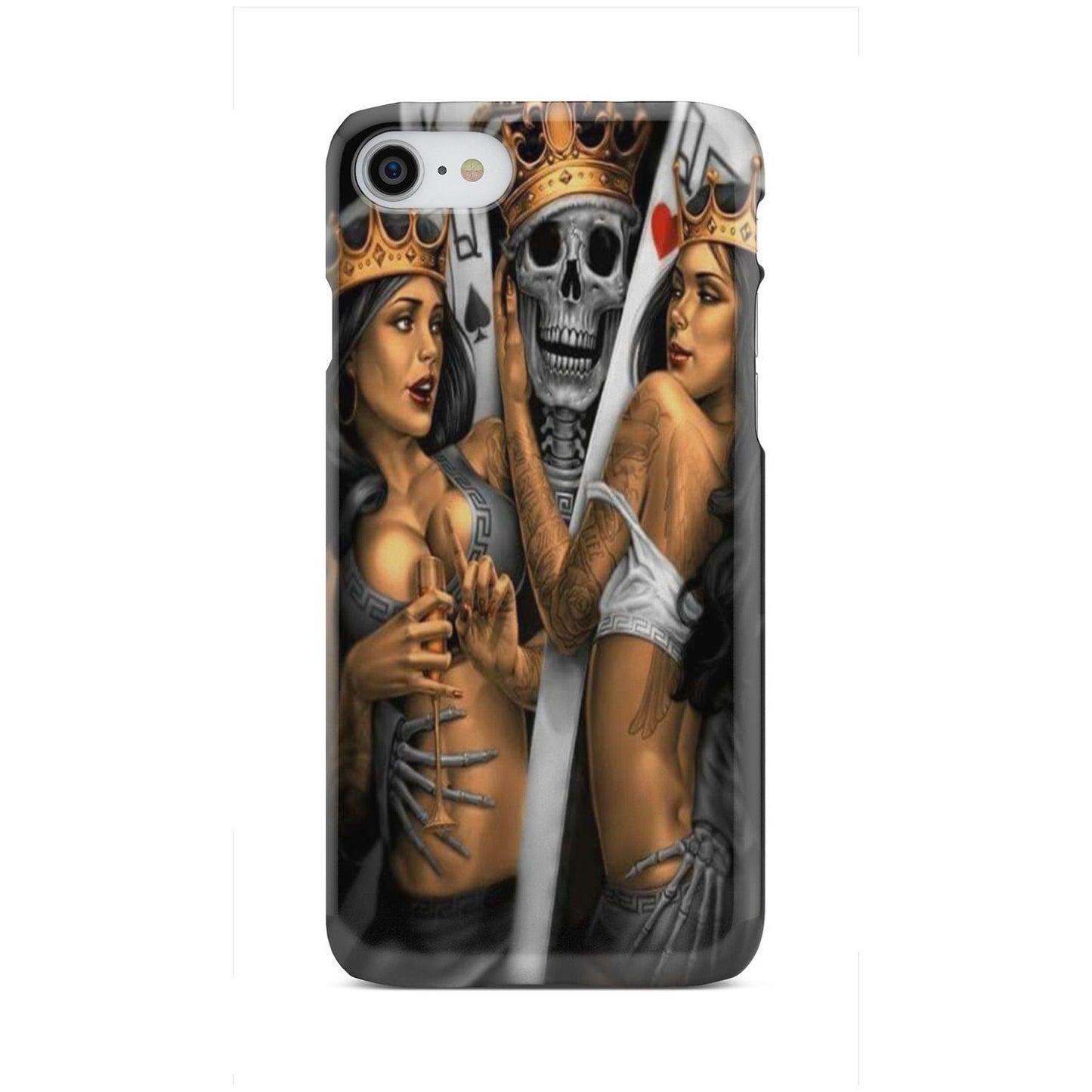 Skull phone case-Phone Case-wc-fulfillment-iPhone 8-Vibe Cosy™