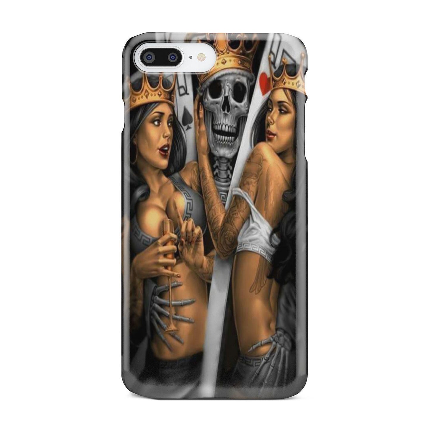 Skull phone case-Phone Case-wc-fulfillment-iPhone 8 Plus-Vibe Cosy™