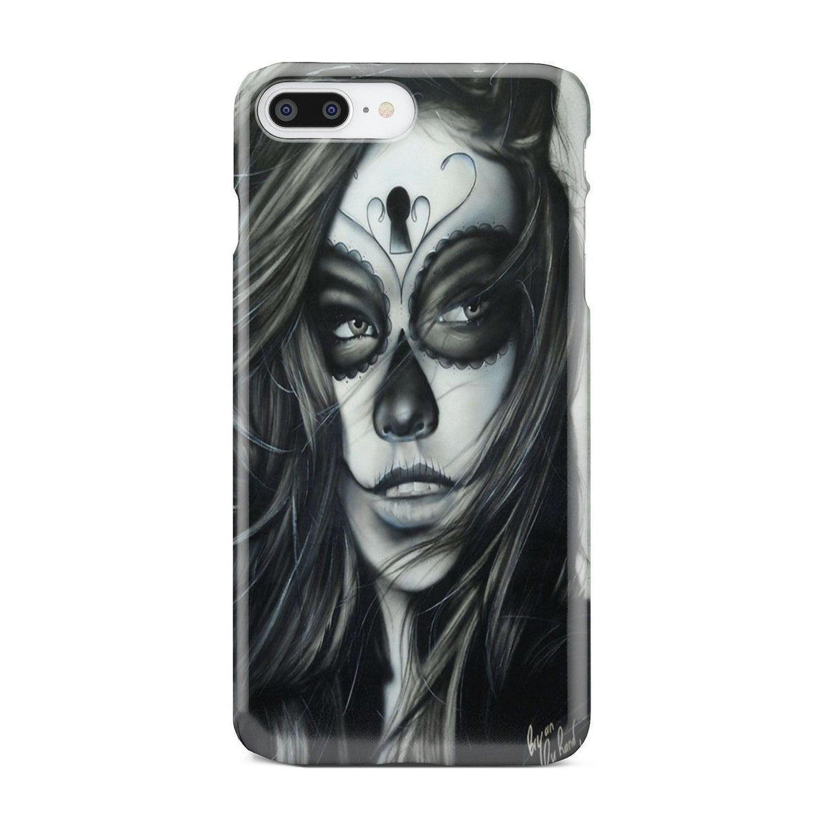 Sugar skull phone case-Phone Case-wc-fulfillment-iPhone X-Vibe Cosy™