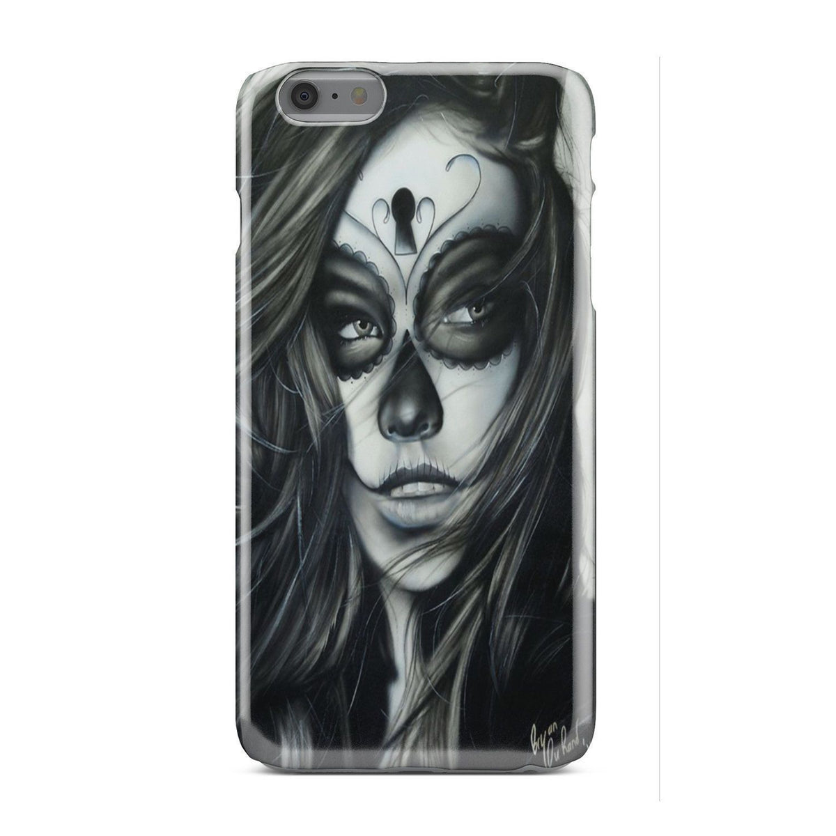 Sugar skull phone case-Phone Case-wc-fulfillment-iPhone X-Vibe Cosy™