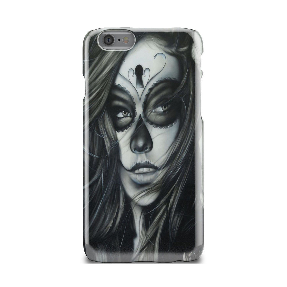 Sugar skull phone case-Phone Case-wc-fulfillment-iPhone X-Vibe Cosy™