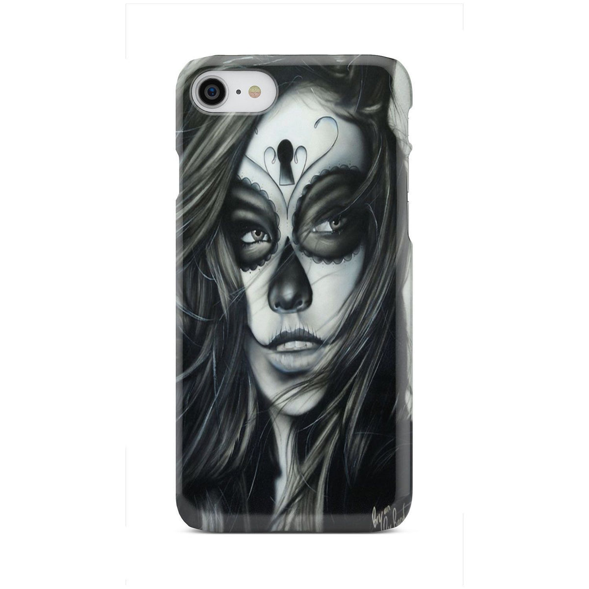 Sugar skull phone case-Phone Case-wc-fulfillment-iPhone X-Vibe Cosy™