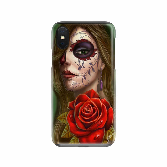 Sugar skull phone case-Phone Case-wc-fulfillment-iPhone X-Vibe Cosy™