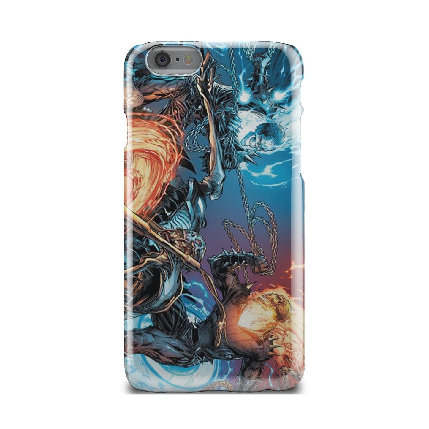 Ice and fire skull fighting phone case-Phone Case-wc-fulfillment-iPhone 6-Vibe Cosy™
