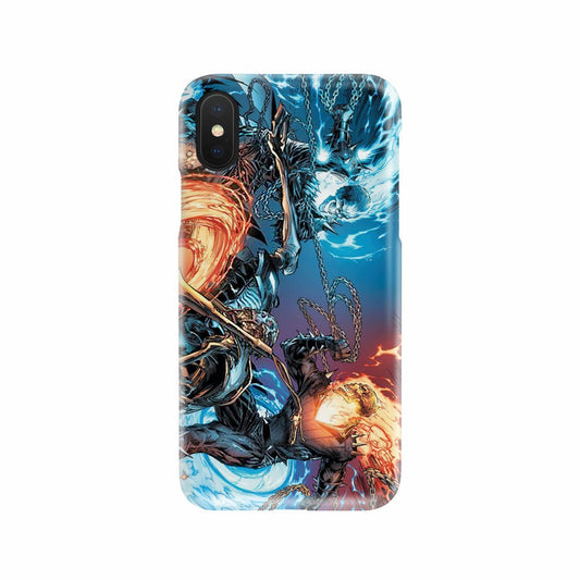 Ice and fire skull fighting phone case-Phone Case-wc-fulfillment-iPhone X-Vibe Cosy™