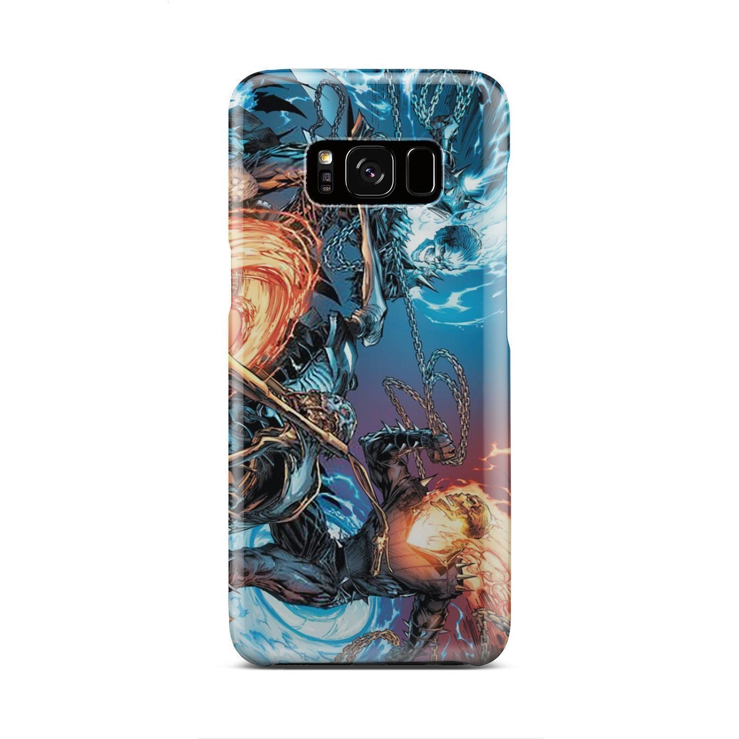 Ice and fire skull fighting phone case-Phone Case-wc-fulfillment-Galaxy S8-Vibe Cosy™