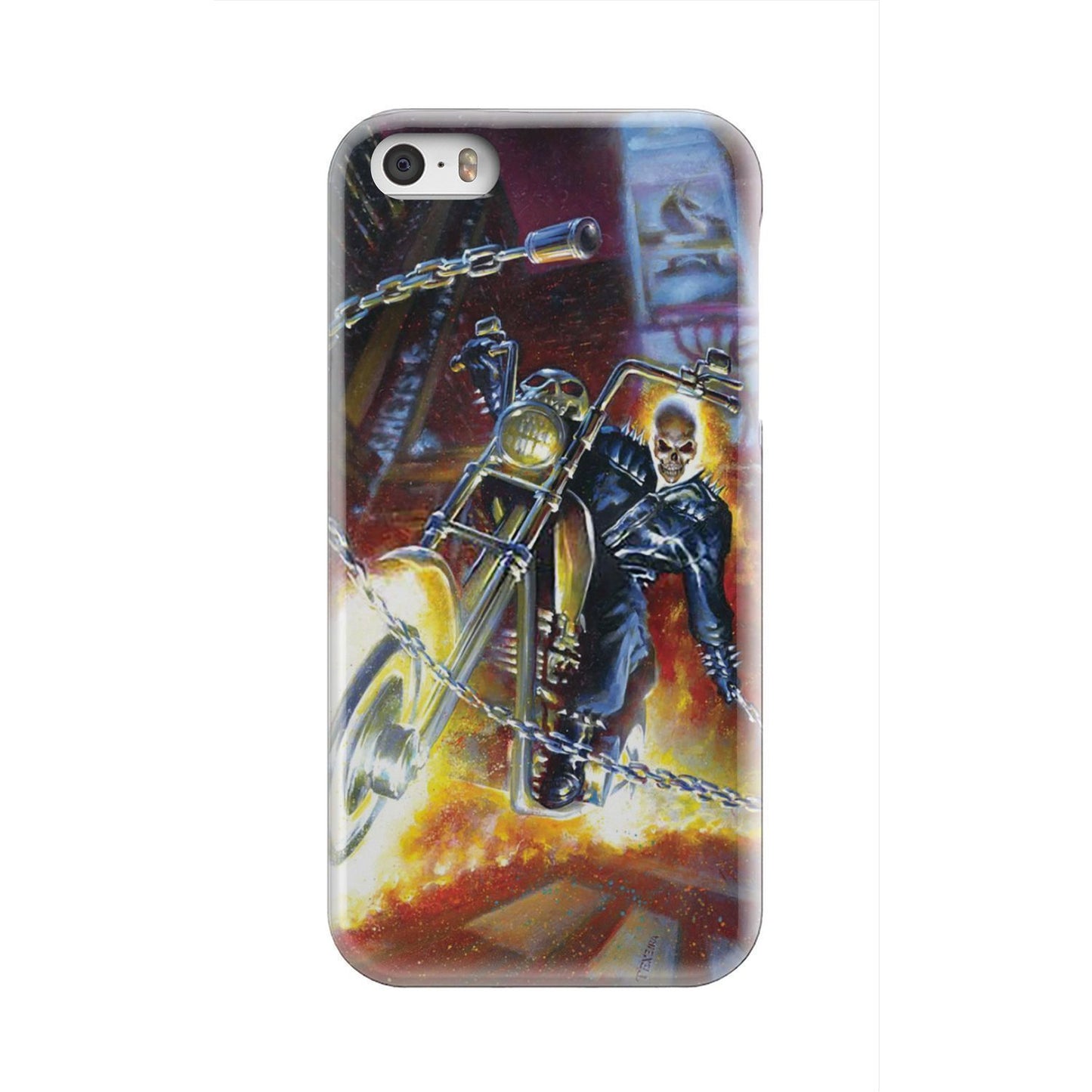 Skull rider phone case-Phone Case-wc-fulfillment-iPhone 5S-Vibe Cosy™