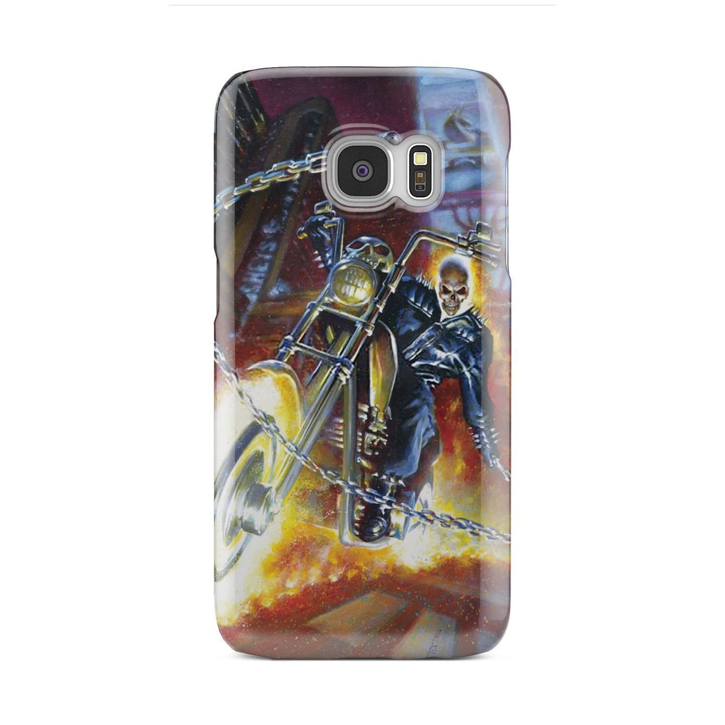 Skull rider phone case-Phone Case-wc-fulfillment-Galaxy S6 Edge-Vibe Cosy™