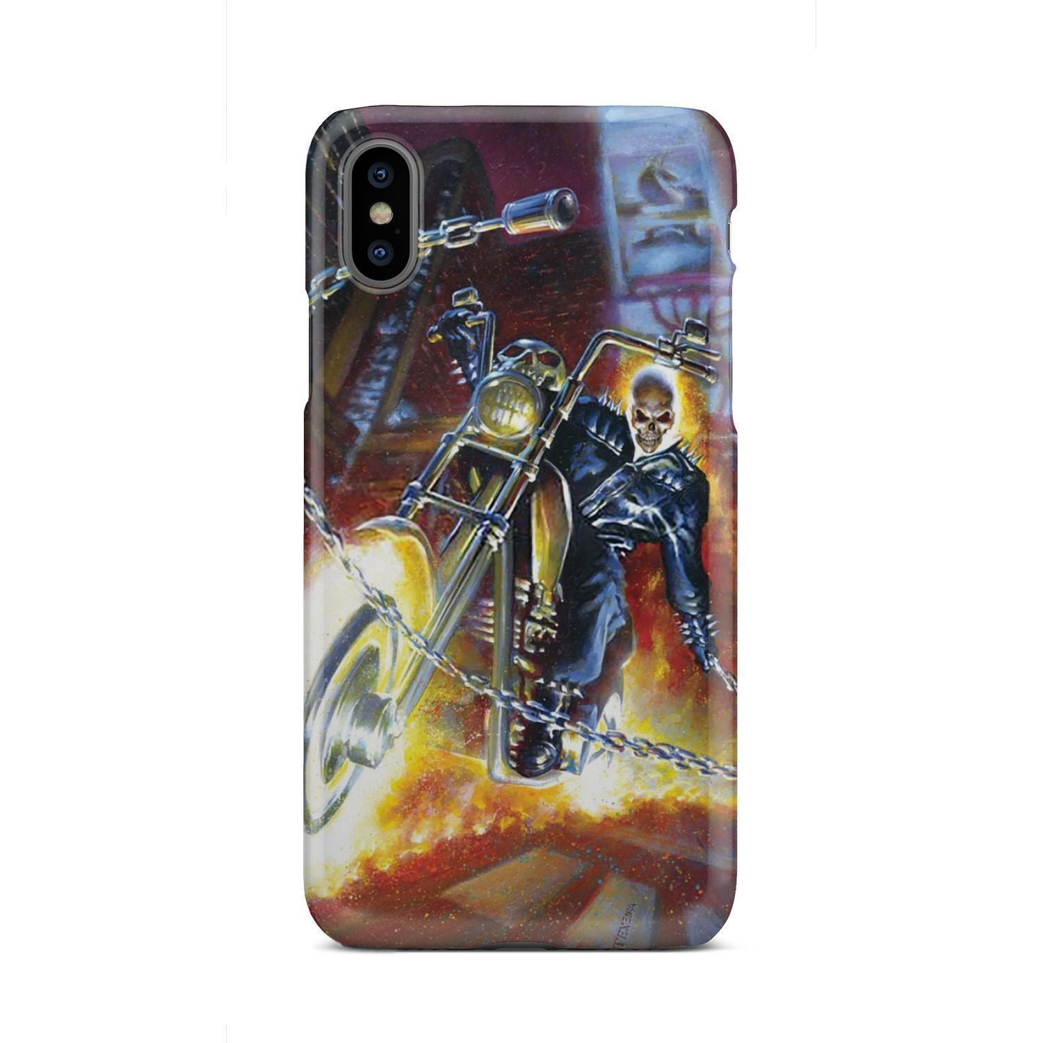 Skull rider phone case-Phone Case-wc-fulfillment-iPhone X-Vibe Cosy™